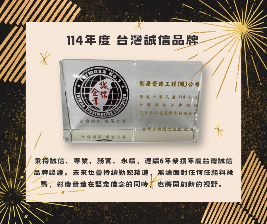 2025年台灣誠信品牌認證